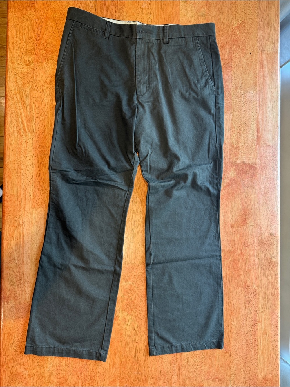 Men’s Dark Brown Dockers D3 Classic Fit Pants 38x32 Chino Straight Leg